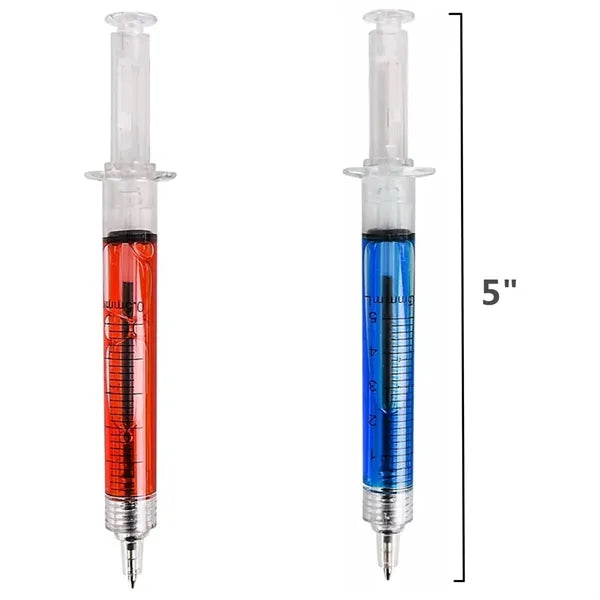 Retractable Novelty Syringe Pens