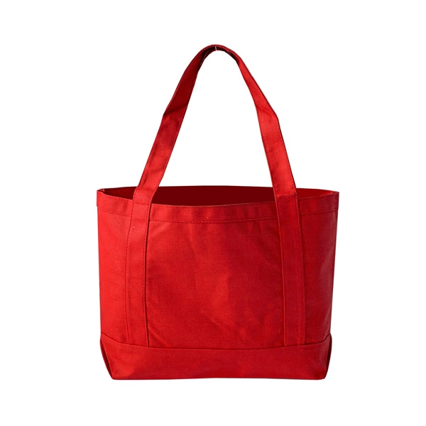 Cotton Canvas Open Boat Tote