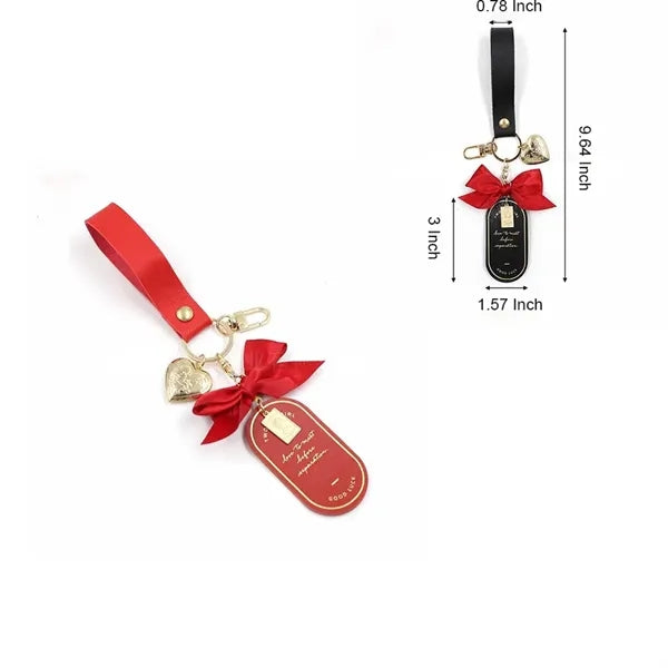 Exquisite Bow Bracelet Keychain Backpack Pendant