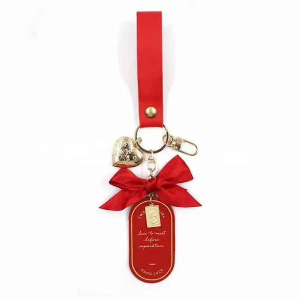 Exquisite Bow Bracelet Keychain Backpack Pendant