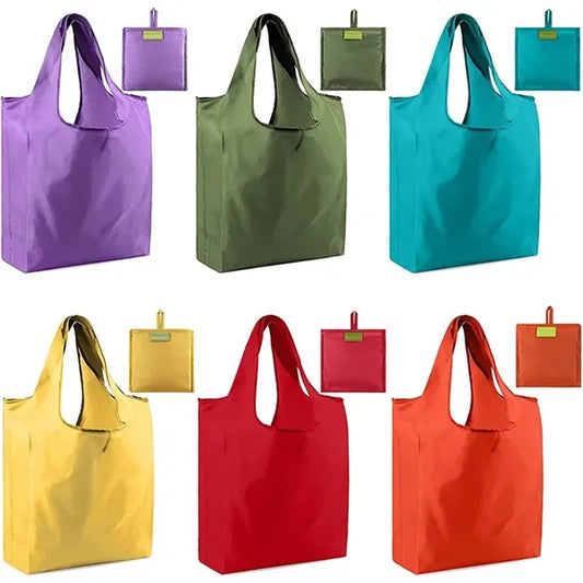 Eco-Friendly Foldable Groceries Tote Bag Shopping Handbag