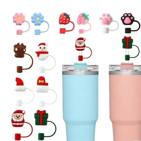 Shape Silicone Straw Topper