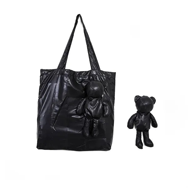 Bear Lightweight Foldable Shopping Tote Bag Grocery Handbag