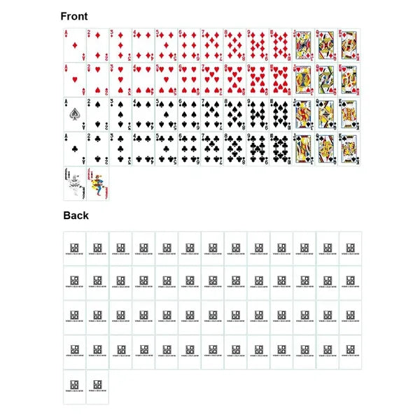 54 PCS Playing Poker Cards