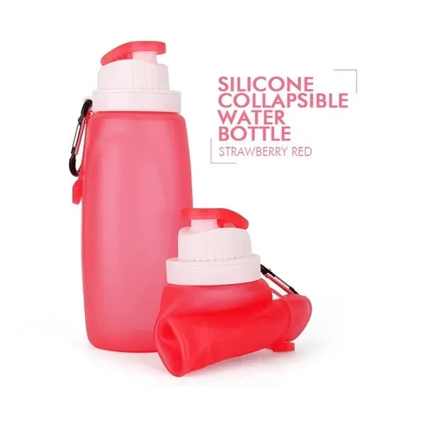 Collapsible Slicone Water Bottle 11Oz