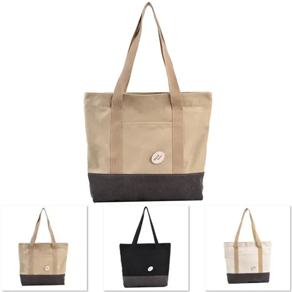 Shopping Daily Shoulder Handbag Travel Canvas Tote Bag