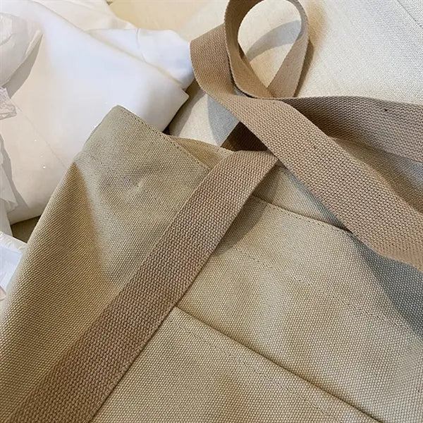 Shopping Daily Shoulder Handbag Travel Canvas Tote Bag