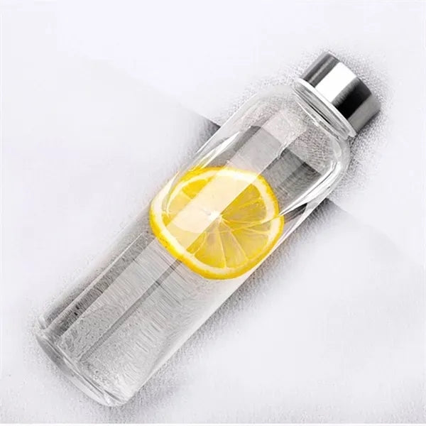 14 Oz. Glass Bottle with Neoprene Cover