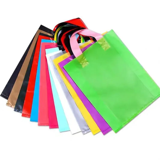 Disposable Plastic Merchandise Gift Bag Shopping Handbag