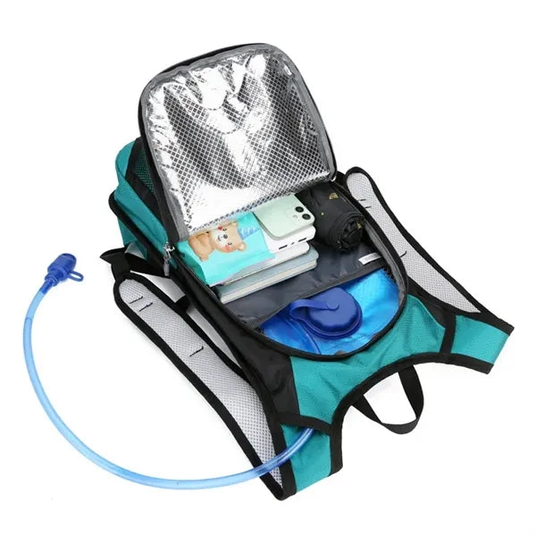 Insulated Hydration Backpack with 2L Water Bladder