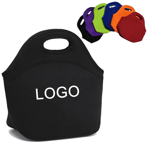 Soft Neoprene Lunch Tote Bag Lightweight