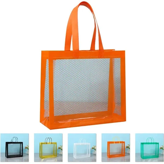 Plastic Merchandise Bag Multi-Purpose Grocery Totes Handbag