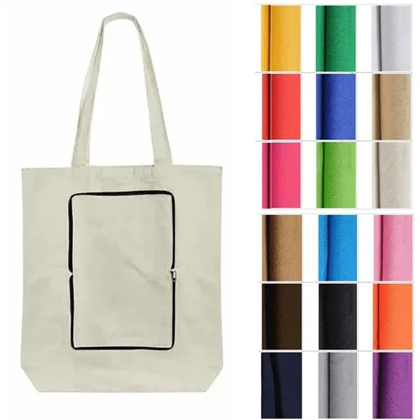 Multi-Purpose Eco Friendly Foldable Canvas Grocery Tote Bag