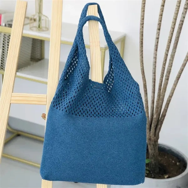 Crochet Shopping Grocery Bag Knitted Daily Tote Handbag