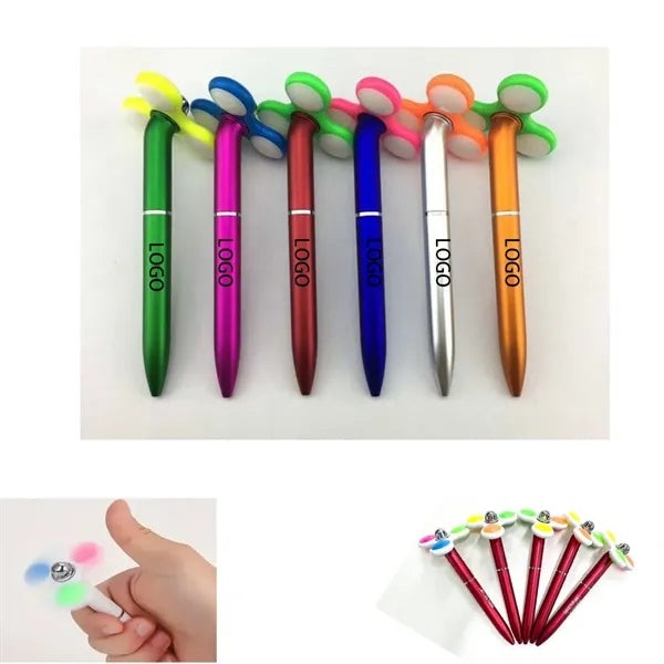Fidget Spinner with Ballpoint Pen