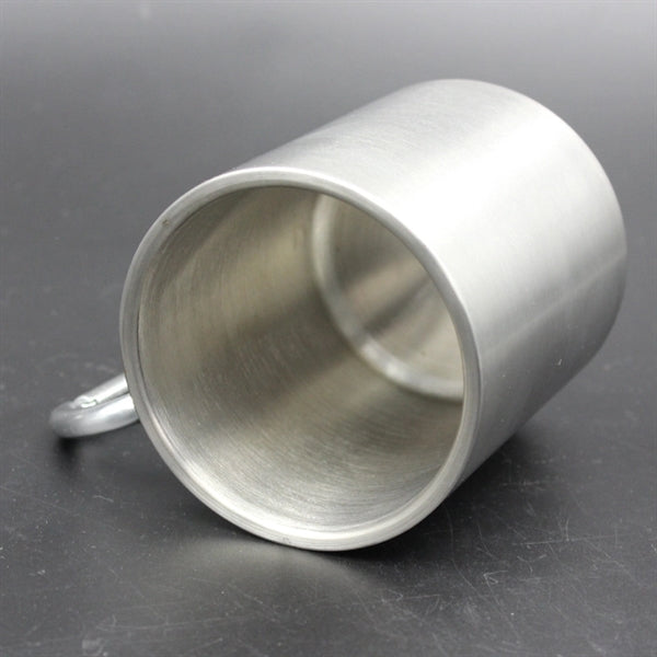 10 oz Carabiner Handle Stainless Steel Beer Mugs