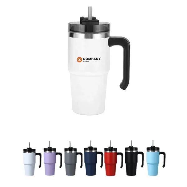 20oz Tumbler With Handle And Straw