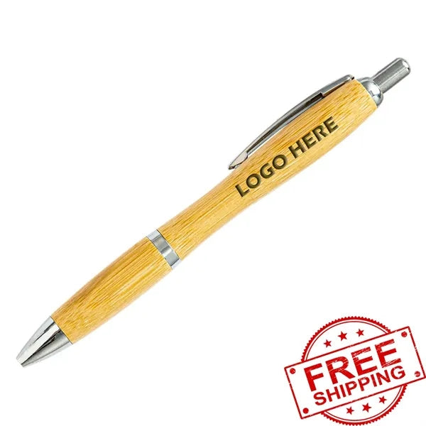 Gourd Shape Retractable Bamboo Pen