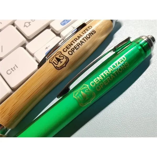 Gourd Shape Retractable Bamboo Pen