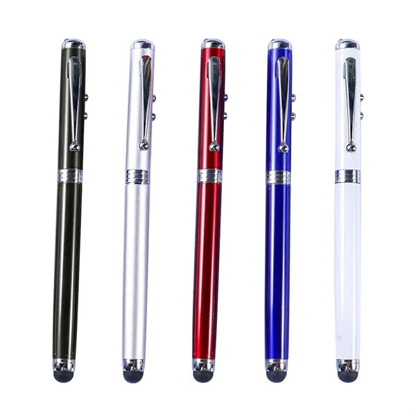 4-in-1 Laser Pointer LED Flashlight Touchscreen Stylus