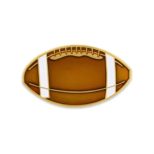 Die Struck Metal Lapel pin - Football