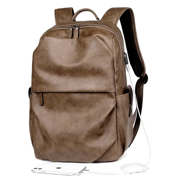 Large-Capacity Waterproof Backpack with Usb Charging Port