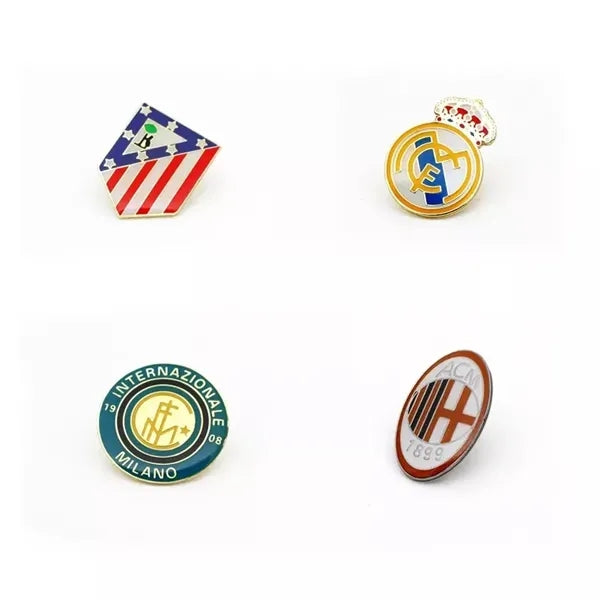 Die Struck Metal Lapel pin - Football