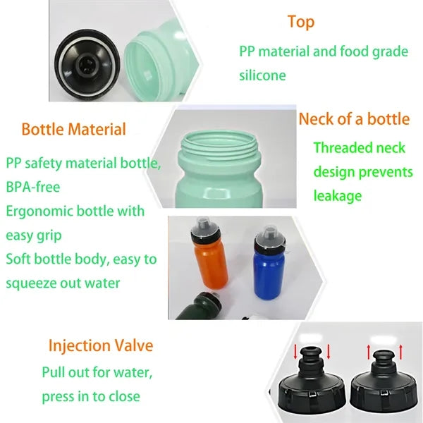 21oz. Plastic Water Bottle