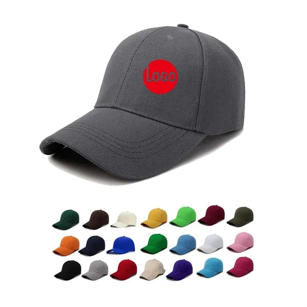 Unisex Plain High Top Baseball Cap