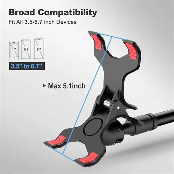 Flexible Table Phone Holder Bed Mount Clip Bracket