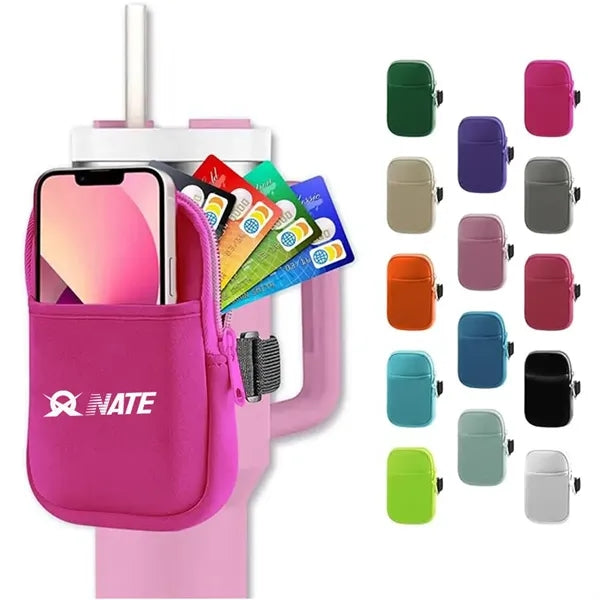 Tumbler Water Bottle Pouch Phone Holder Bag