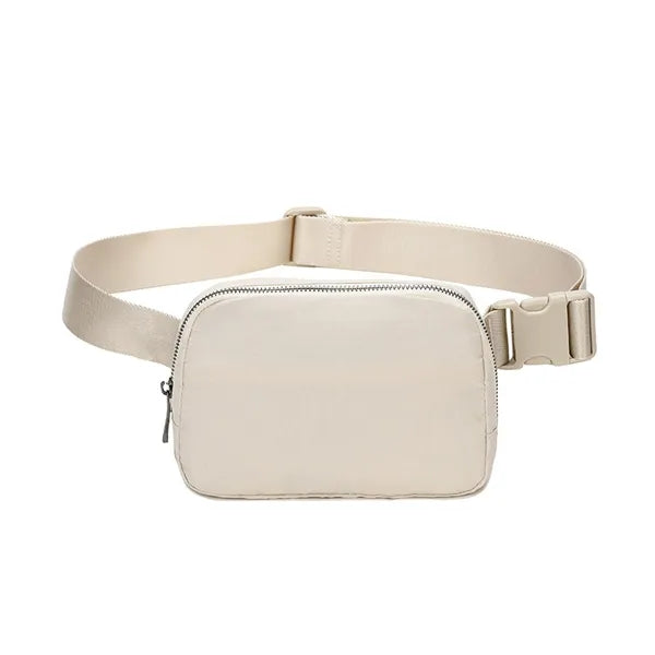 Mini Crossbody Sling Belt Bag Chest with Adjustable Shoulder