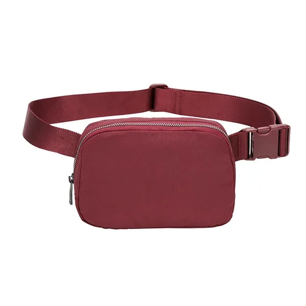 Mini Crossbody Sling Belt Bag Chest with Adjustable Shoulder