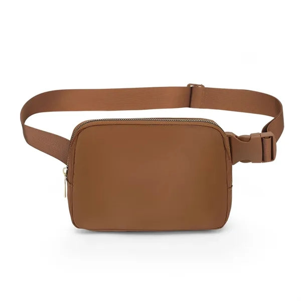 Mini Crossbody Sling Belt Bag Chest with Adjustable Shoulder