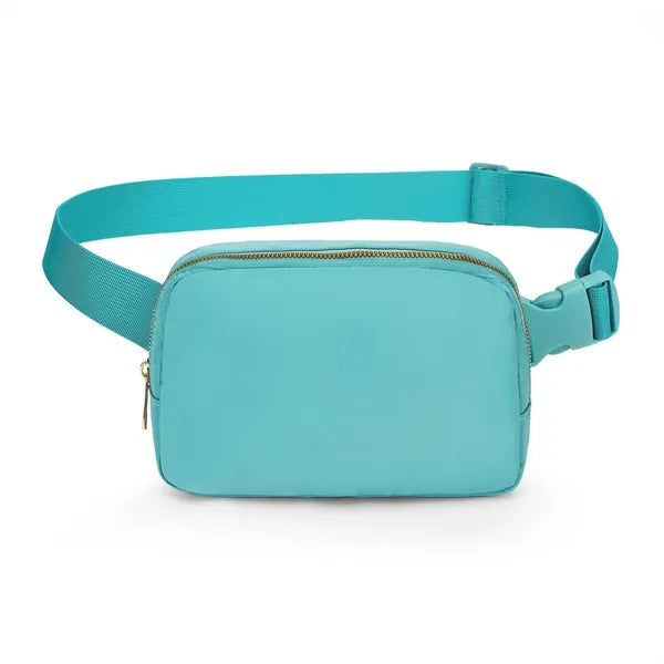 Mini Crossbody Sling Belt Bag Chest with Adjustable Shoulder