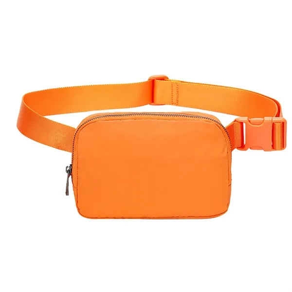 Mini Crossbody Sling Belt Bag Chest with Adjustable Shoulder