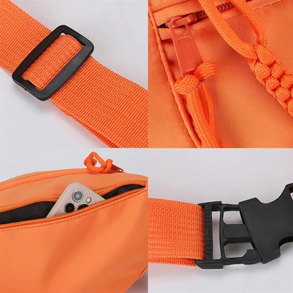 Eco-friendly Nylon Waist Pack Fanny Crossbody Bag