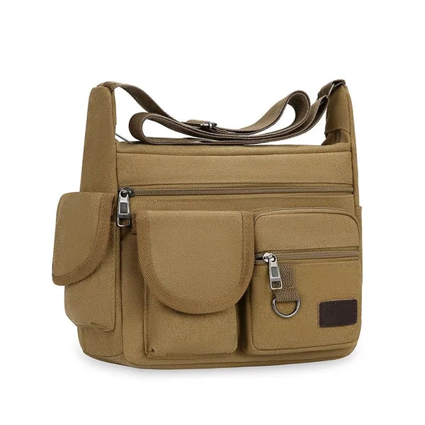 Retro Canvas Hobo Tote Messenger Bag Large Capacity