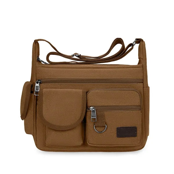 Retro Canvas Hobo Tote Messenger Bag Large Capacity