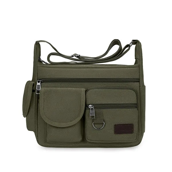 Retro Canvas Hobo Tote Messenger Bag Large Capacity