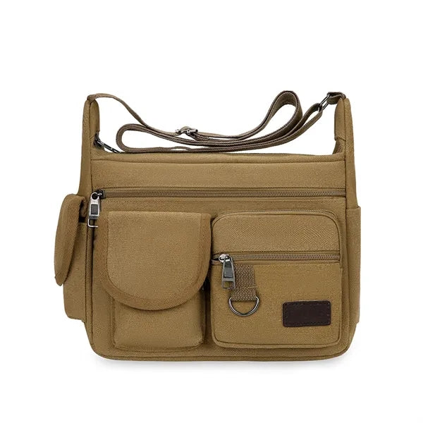 Retro Canvas Hobo Tote Messenger Bag Large Capacity