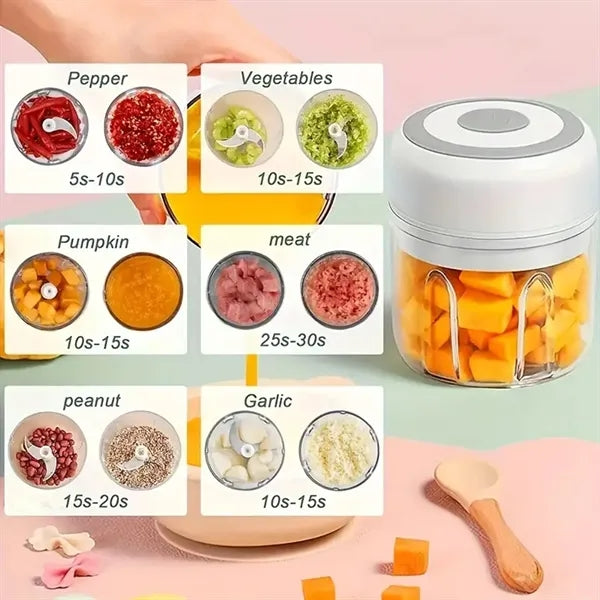 Electric Garlic Food Chopper Kitchen Accessories
