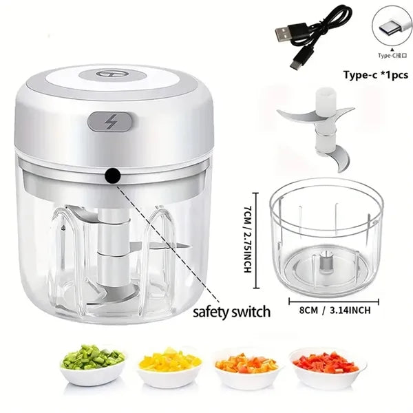 Electric Garlic Food Chopper Kitchen Accessories