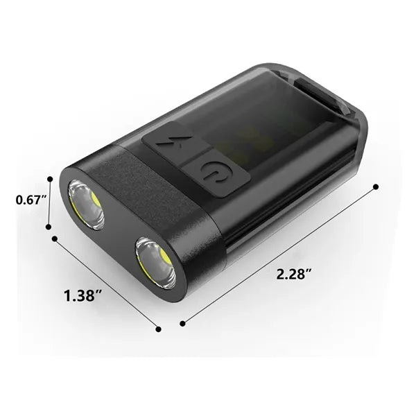 Mini Keychain Flashlight Rechargeable Light