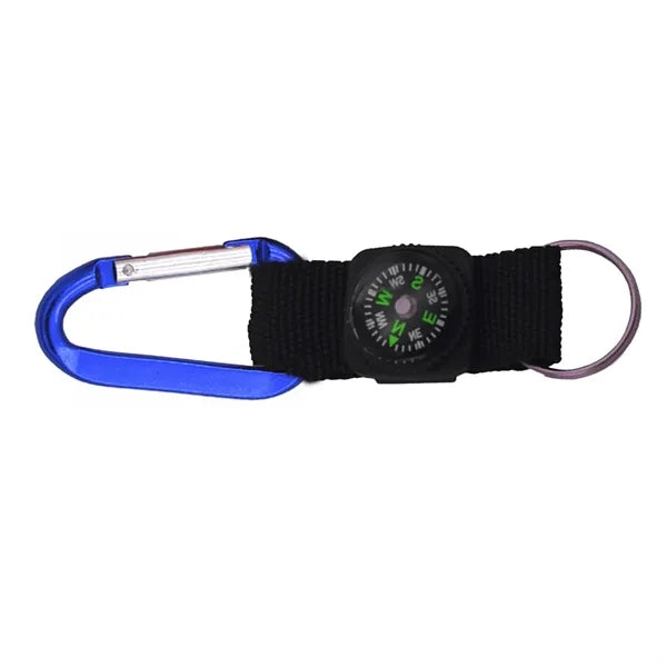 Carabiner With Compass For Camping Outdoors Adventure
