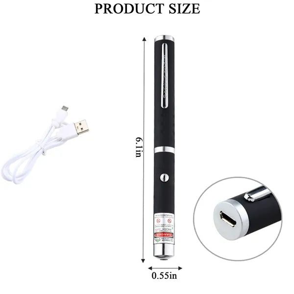 Cat Laser Pointer Usb Rechargeable Interactive Toys