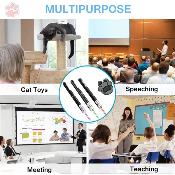 Cat Laser Pointer Usb Rechargeable Interactive Toys