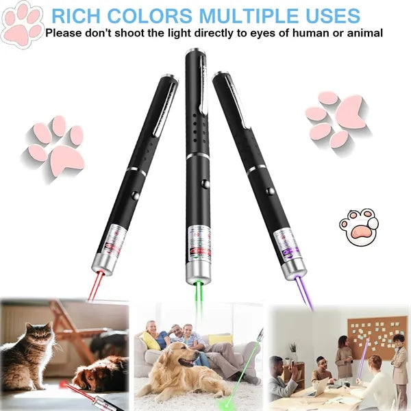 Cat Laser Pointer Usb Rechargeable Interactive Toys