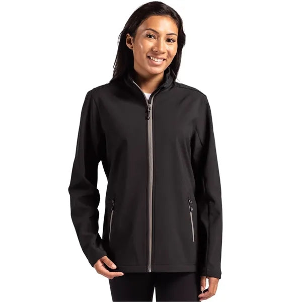 Clique Tempo Recycled Stretch Softshell Womens Full Zip J...