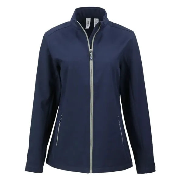 Clique Tempo Recycled Stretch Softshell Womens Full Zip J...